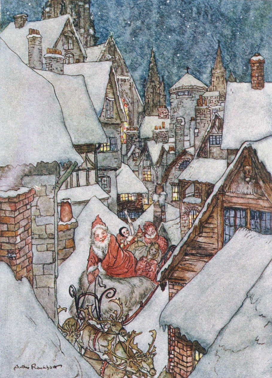 Vánoční ilustrace z 