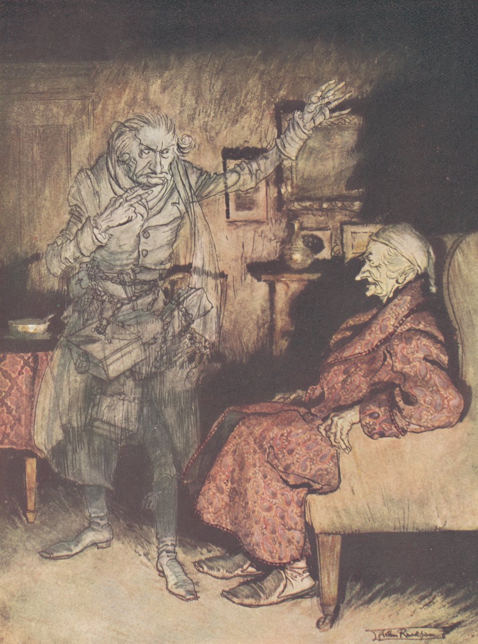 Frontispis - Vánoční koleda, 1915 od Arthur Rackham