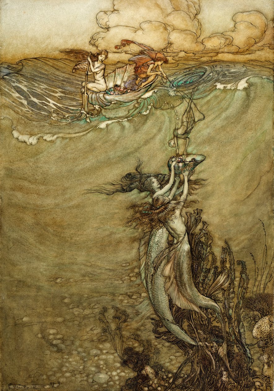 Klenoty z hlubin, 1909 od Arthur Rackham