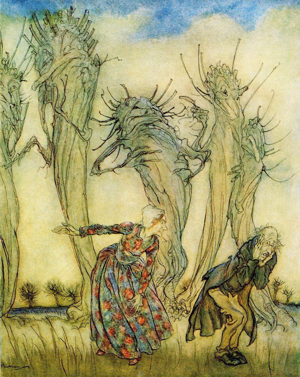 Pan a paní Vinegarovi, z anglických pohádek převyprávěných F.A. Steelem, 1927 od Arthur Rackham