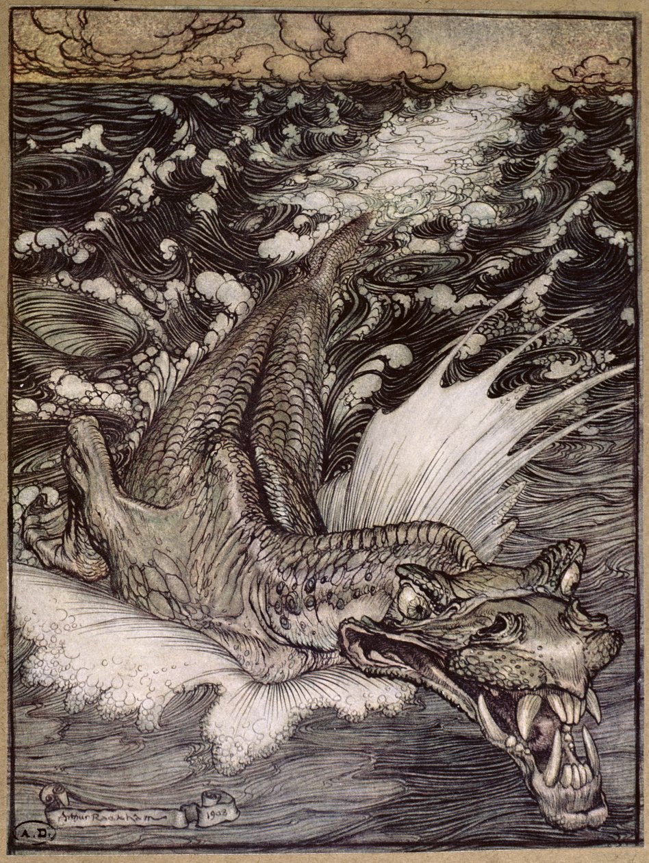 Leviatan od Arthur Rackham