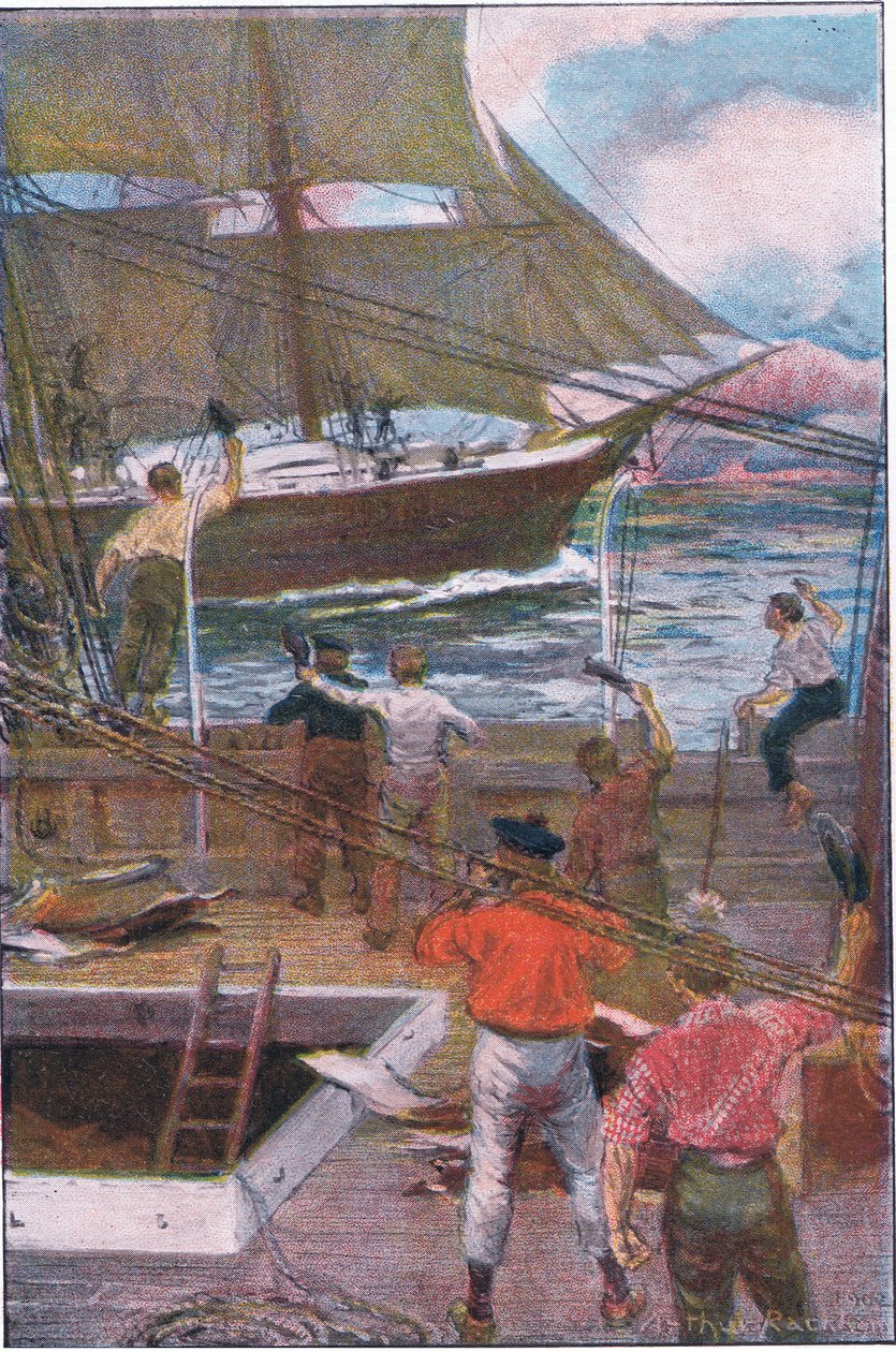 Vydali jsme tři dlouhé hlasité povzbuzování od Arthur Rackham