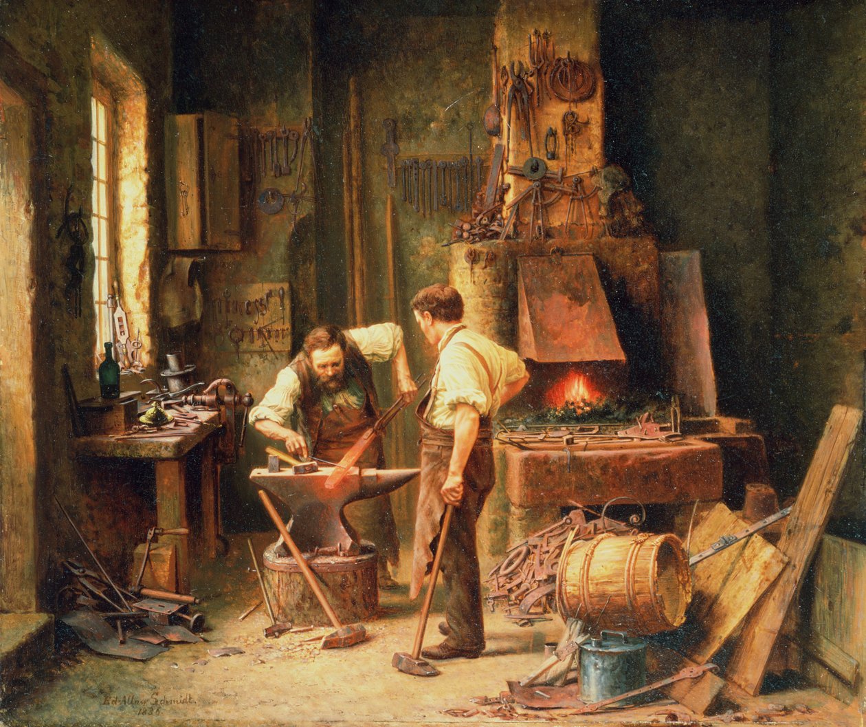 The Forge, 1836 od Arthur Schmidt