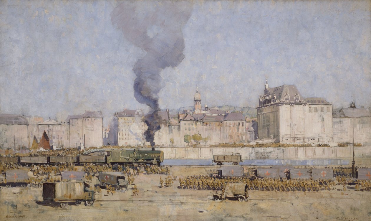Boulogne od Arthur Streeton