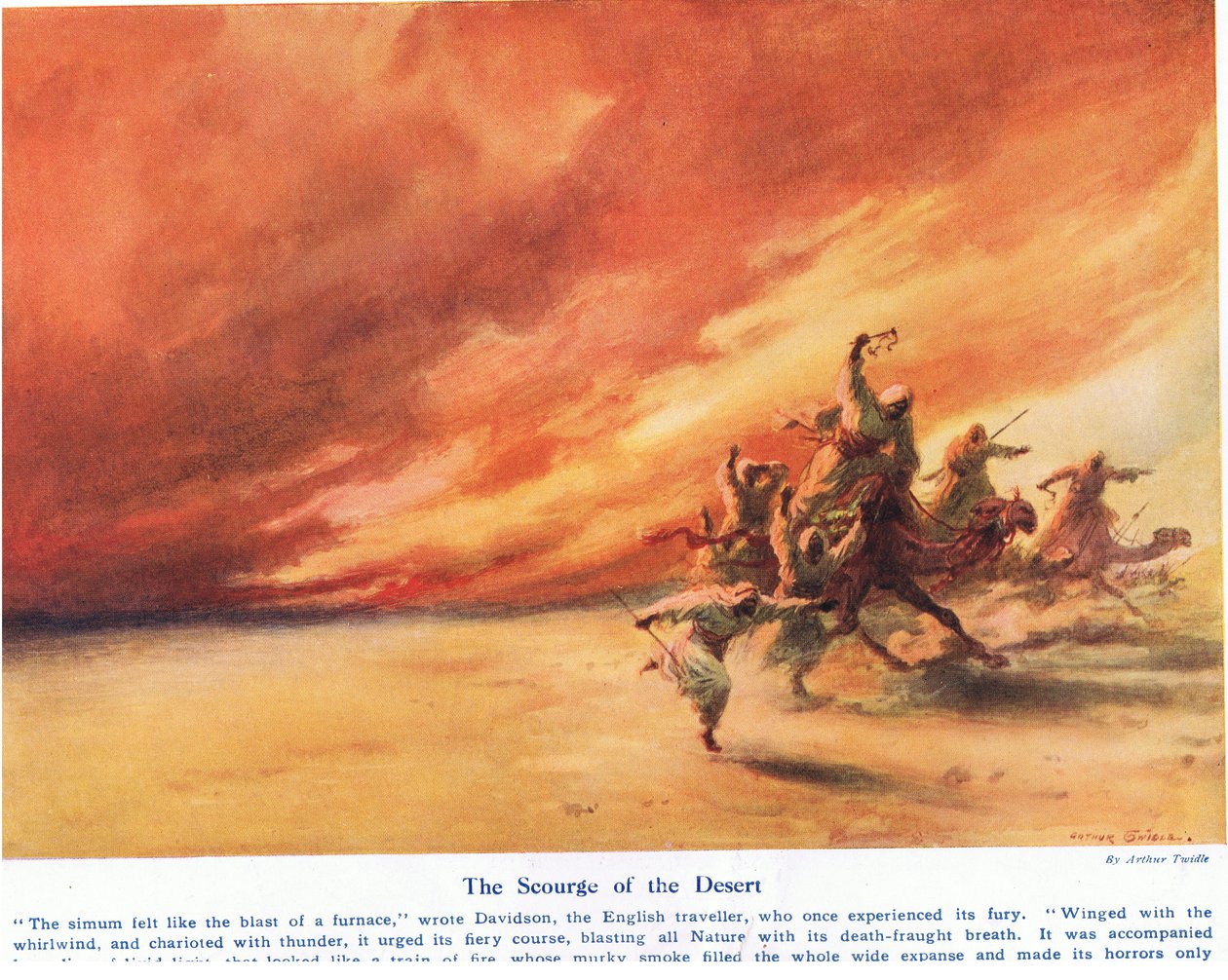 The Scourge of the Desert, ilustrace z 