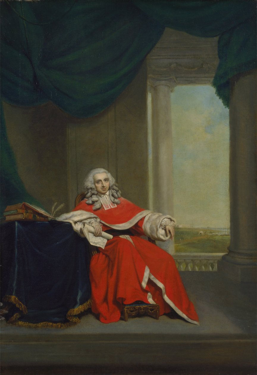 Sir Robert Chambers od Arthur Devis