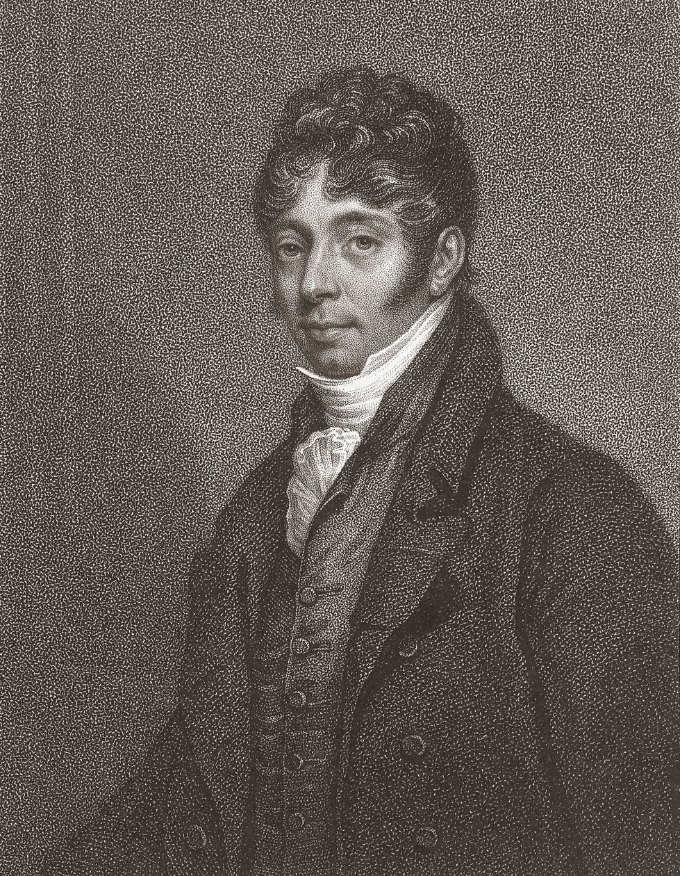 John Cunningham Saunders. Portrét. (tisk) od Arthur (after) Devis