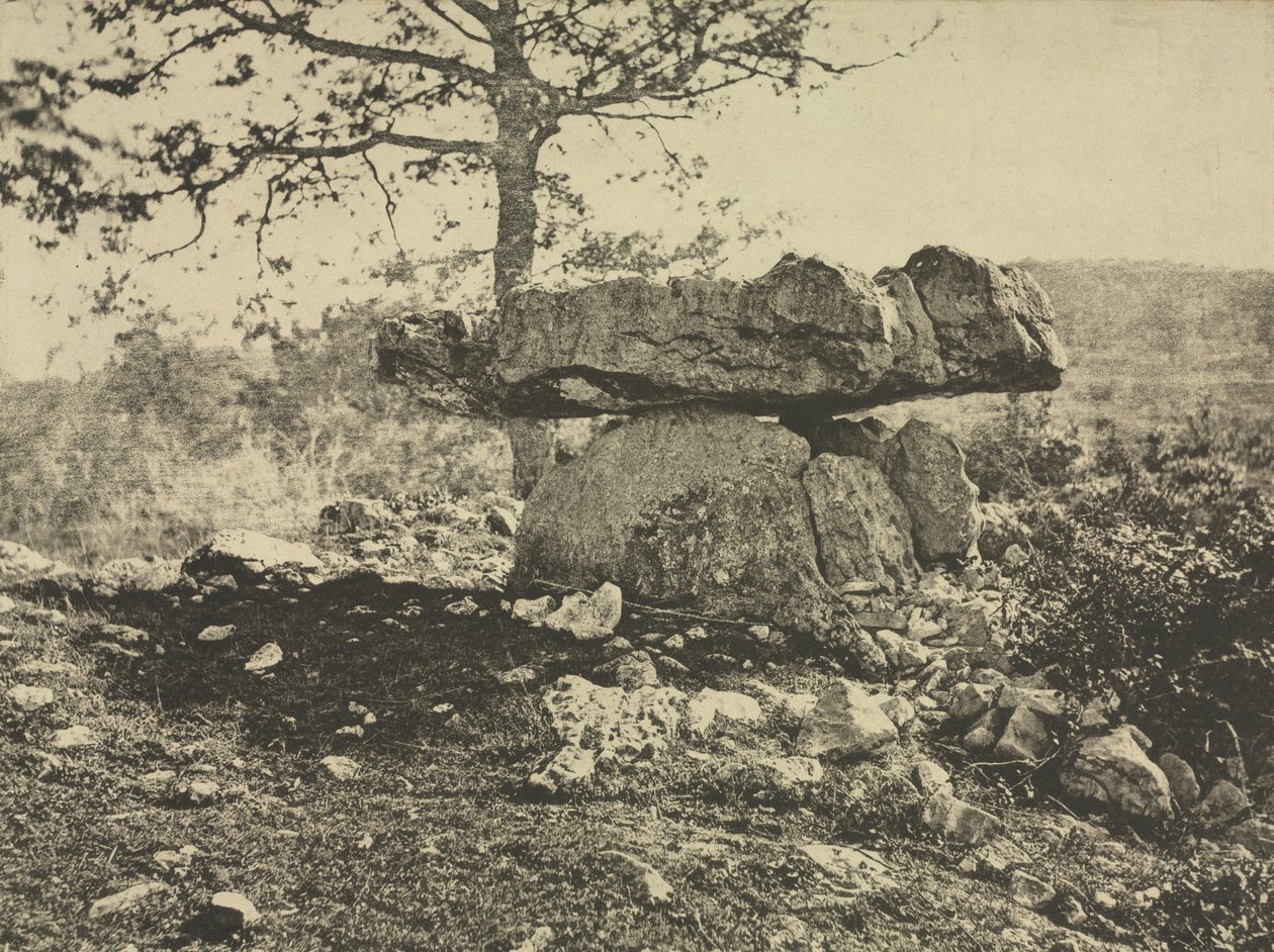 Dolmen, Cap del Puetch, Ariège, Francie od Arthur A. Taylor