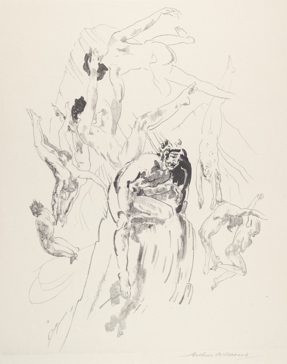 Ptačí muži od Arthur B. Davies