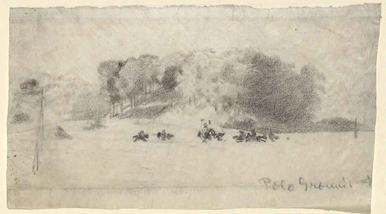 Polo hřiště od Arthur B. Davies
