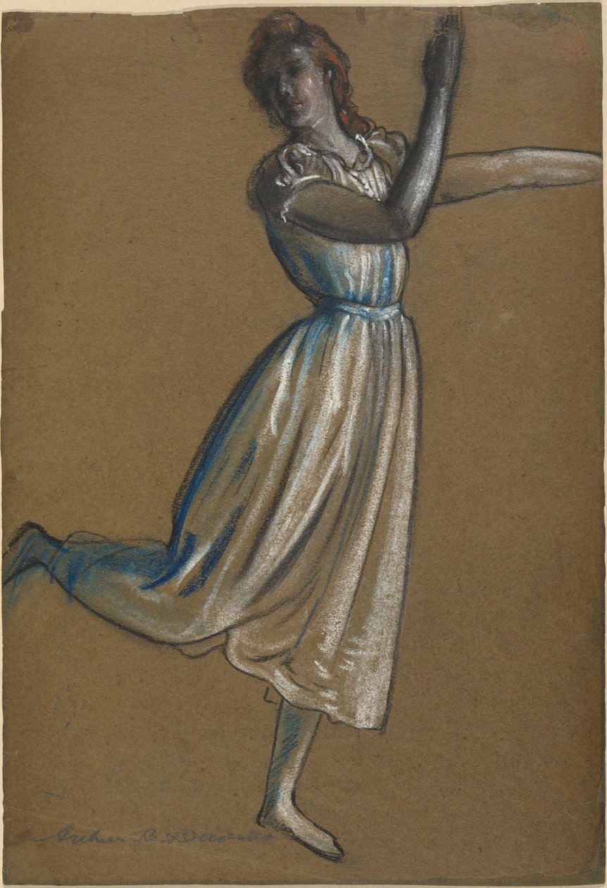 Žena tančí od Arthur B. Davies