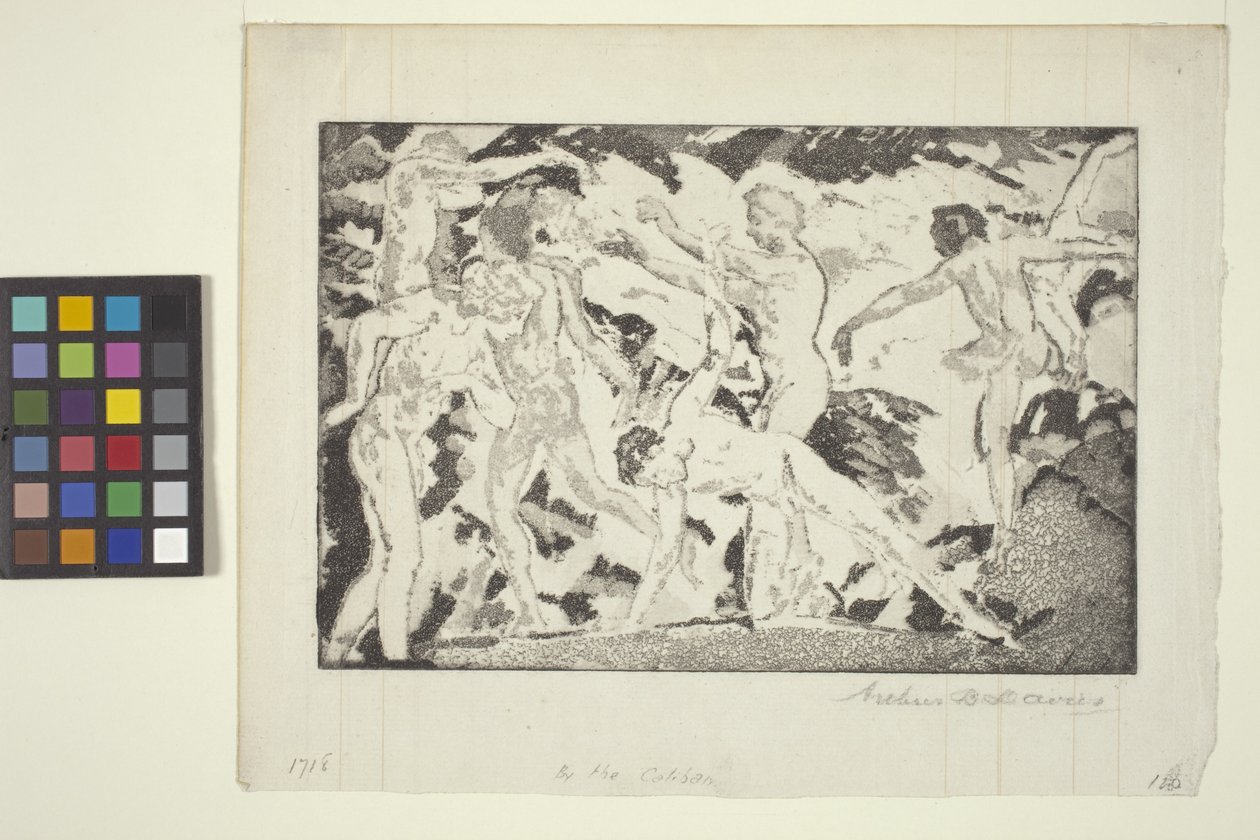 Od The Caliban (akvatinta) od Arthur Bowen Davies