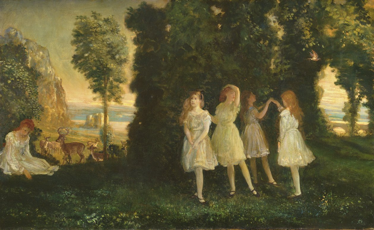 Tančící děti, 1902 od Arthur Bowen Davies
