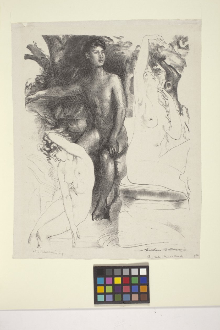 Dominion (litografie) od Arthur Bowen Davies