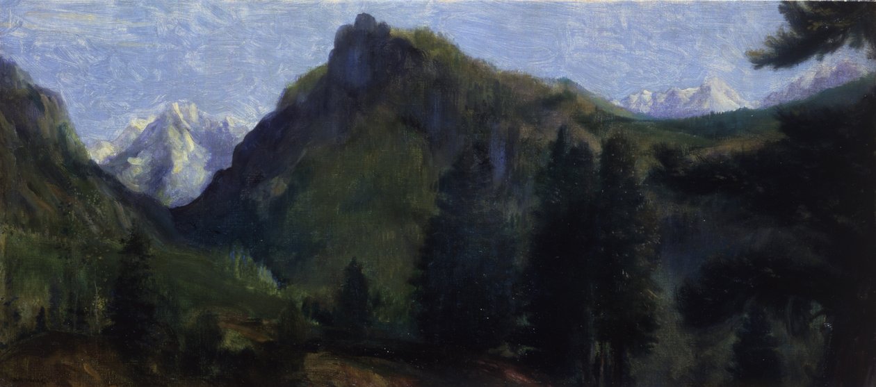 Hora milovaná jara, kolem 1906-07 od Arthur Bowen Davies