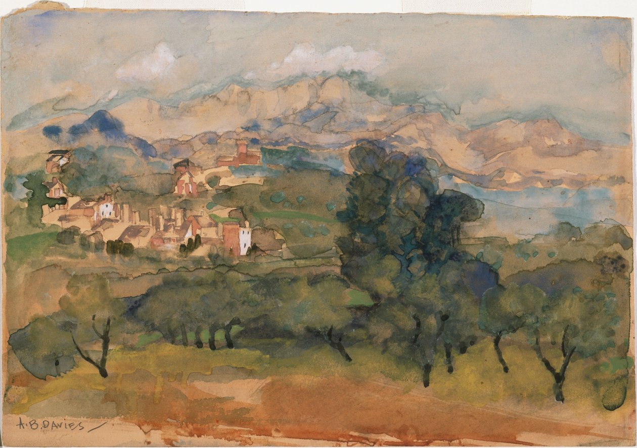 Olivovníky od Arthur Bowen Davies