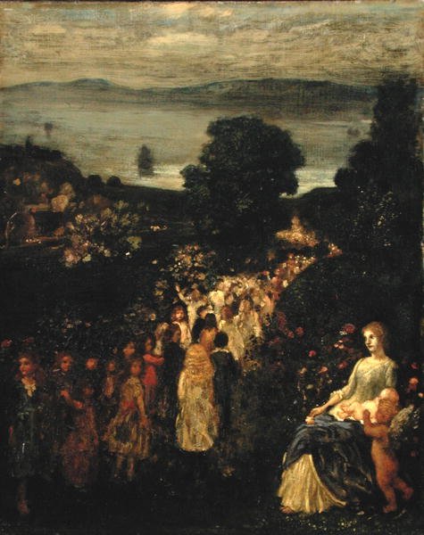 The Children of Yesteryear, kolem roku 1898 (olej na plátně) od Arthur Bowen Davies
