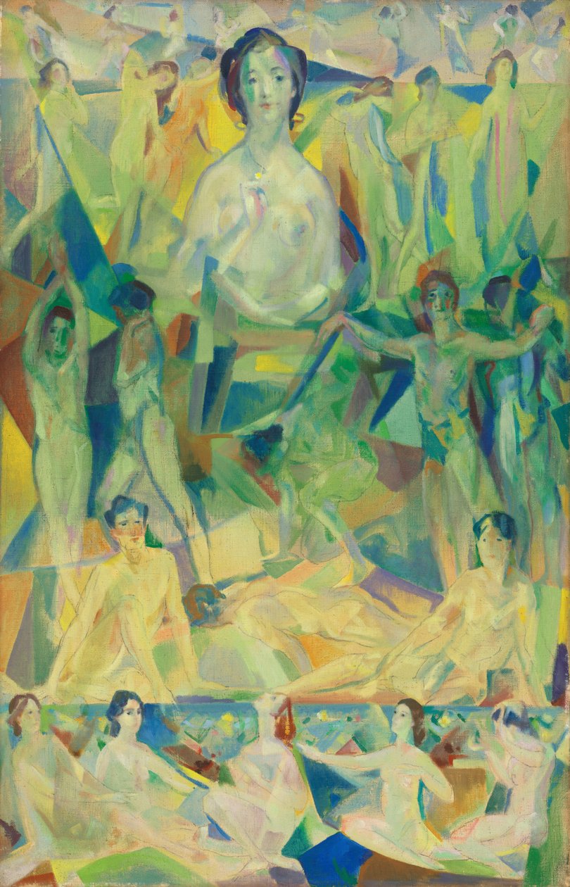 Velká matka, kolem roku 1914 (olej na plátně) od Arthur Bowen Davies