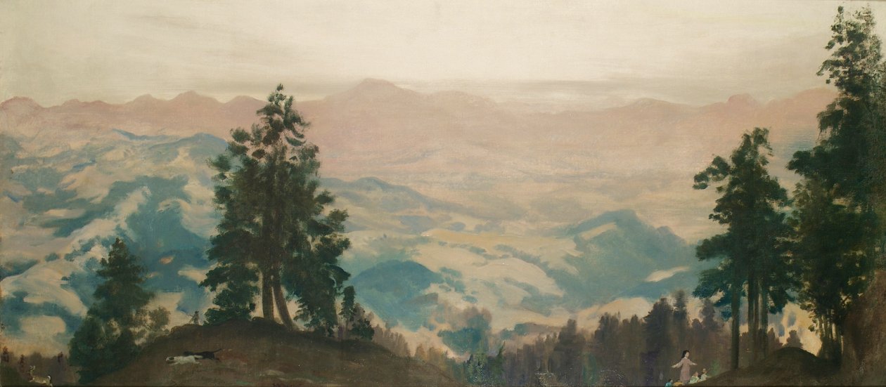 Vábení honby, 1905 od Arthur Bowen Davies