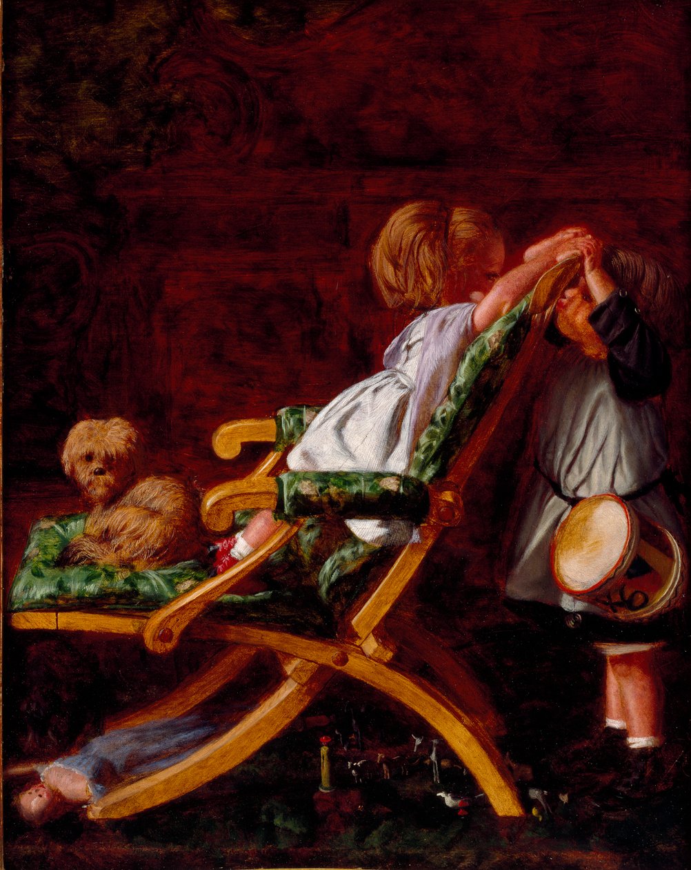 Playmates, 1866-1869 od Arthur Boyd Houghton
