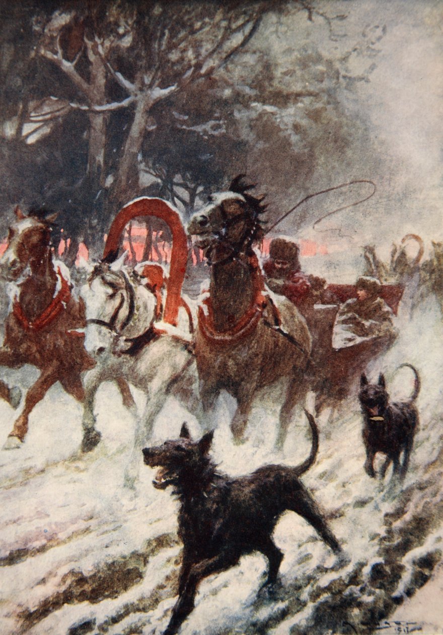 Alžběta Česká krade uherskou korunu (barva lito) od Arthur C. (after) Michael