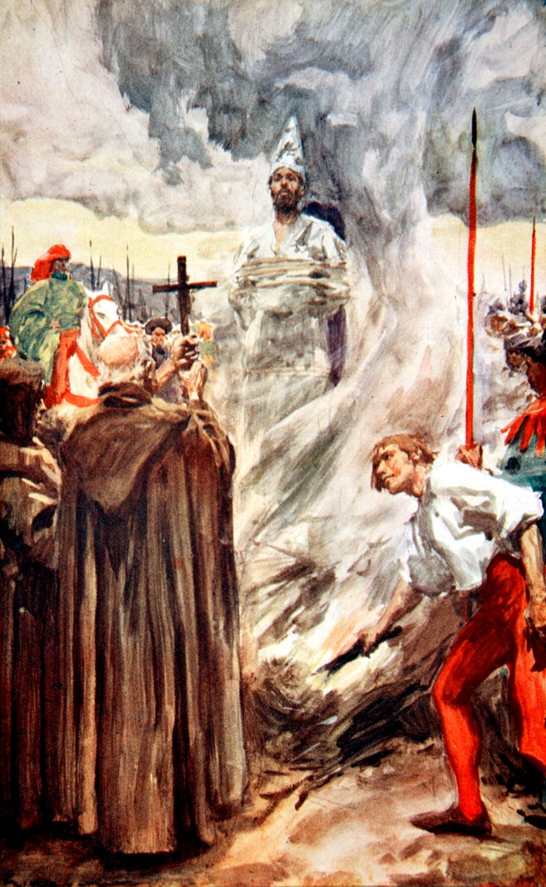 Upálení Jana Husa, 6. července 1415 1913. od Arthur C Michael