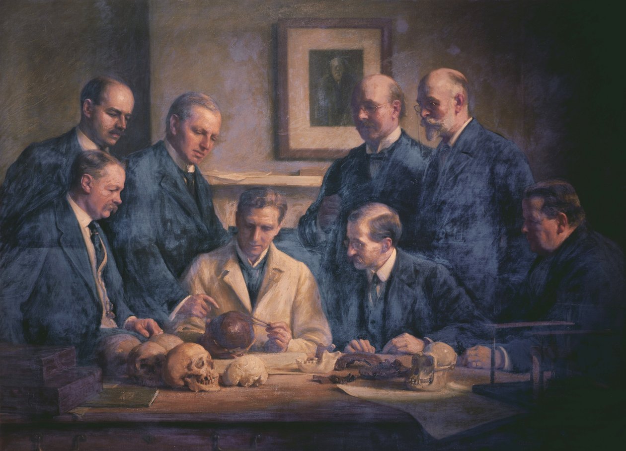 Objev Piltdownského muže v roce 1911 od Arthur Claude Cooke