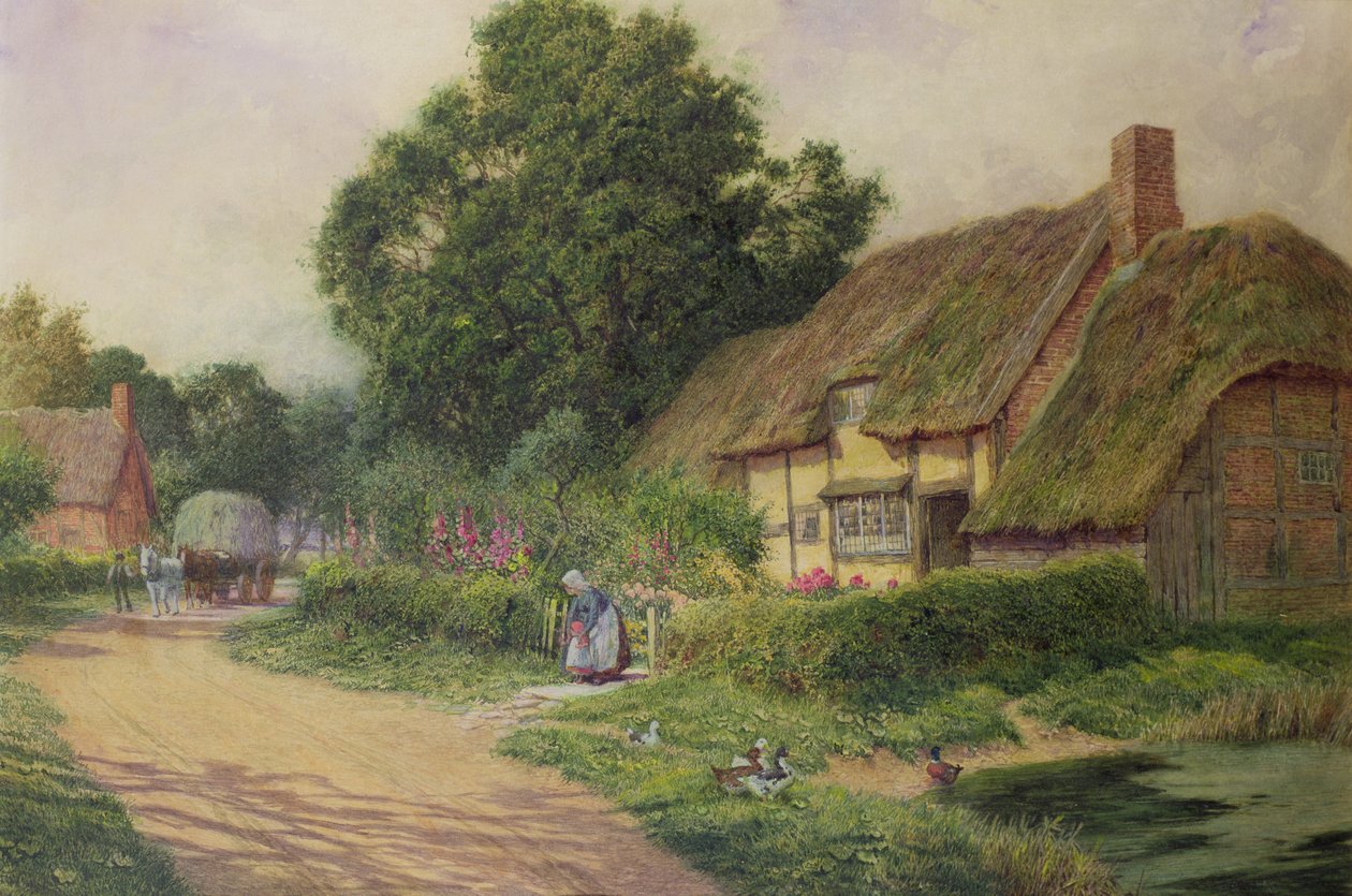 Příchod vozíku na seno od Arthur Claude Strachan