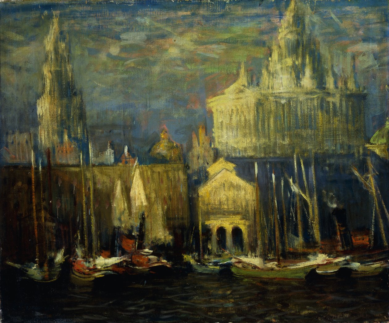 New York Waterfront od Arthur Clifton Goodwin