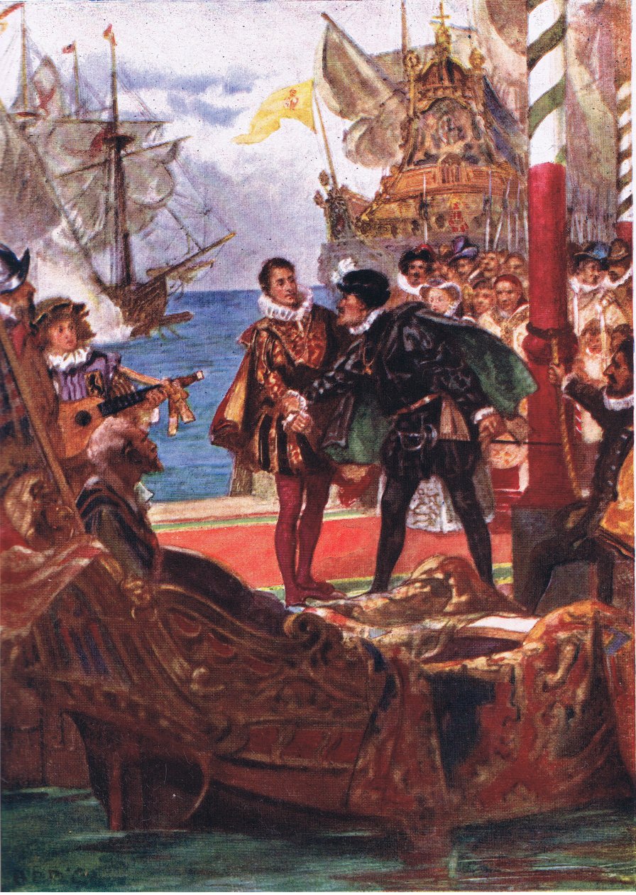 Ne, ne panství, kupte si vás, vás, vás, ilustrace z Romance of History: Nizozemsko, 20. léta od Arthur David McCormick
