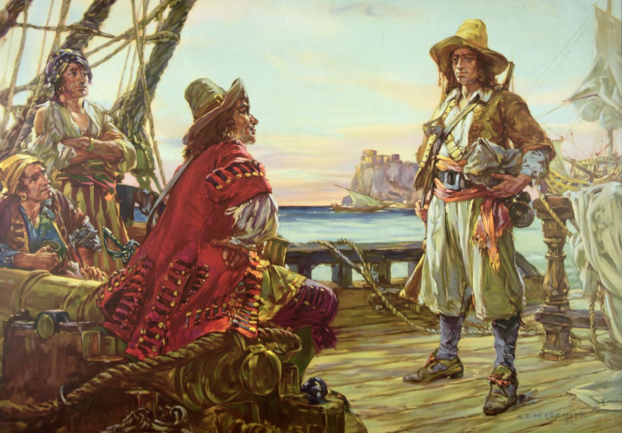 Nábor pro pirátskou loď v 17. století od Arthur David McCormick