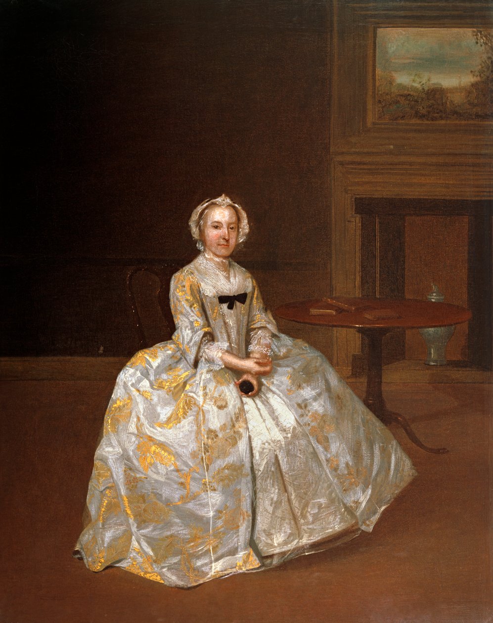 Portrét slečny Elizabeth Hemyngové, kolem 1738-42 od Arthur Devis