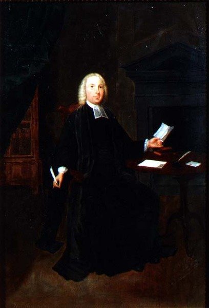 Portrét reverenda Williama Faringtona, vikáře z Leigh v Lancashire, kolem 1741-42 (olej na plátně) od Arthur Devis