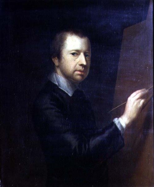 Autoportrét, cca 1754 (olej na plátně) od Arthur Devis
