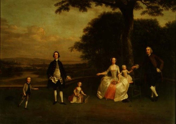 Rodina Tillových od Arthur Devis