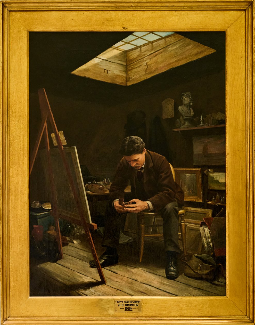 Chudá odměna za umění, Prázdný měšec od Arthur Dickinson Brunton
