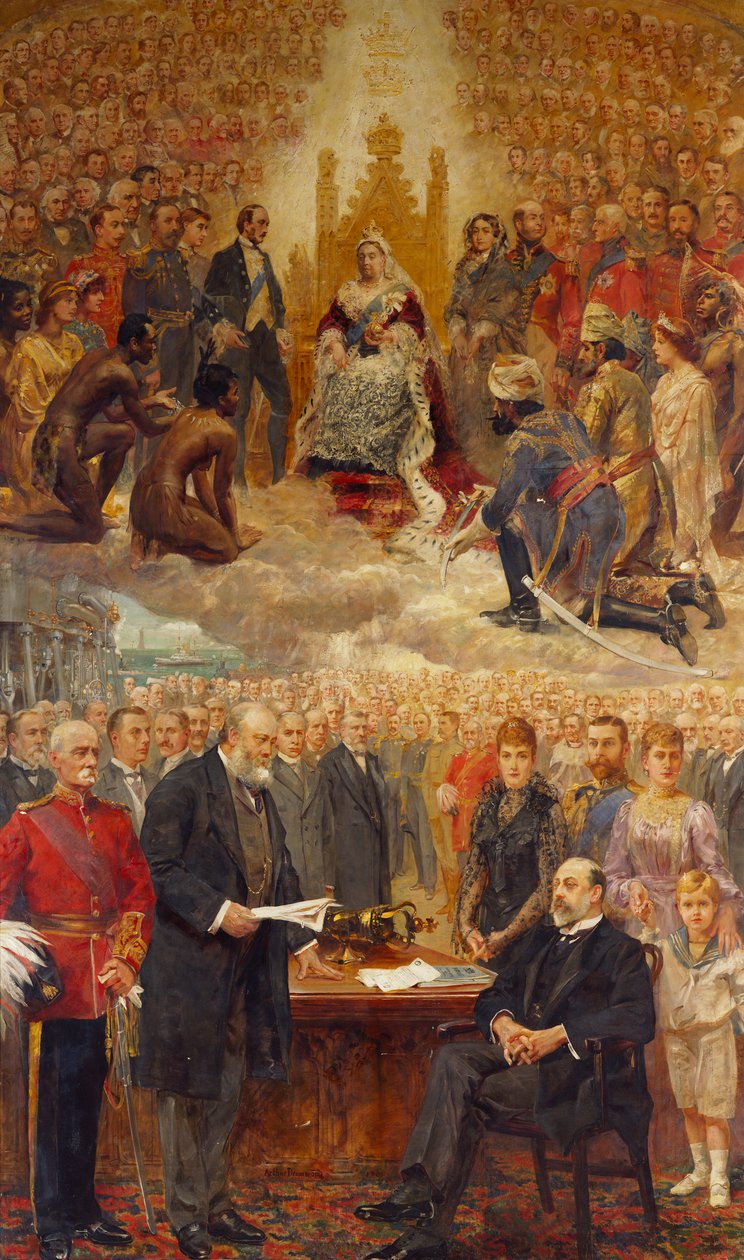 Alegorie Britského impéria od Arthur Drummond