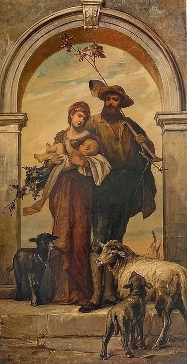 Vinařská rodina. 1894 od Arthur Fitger