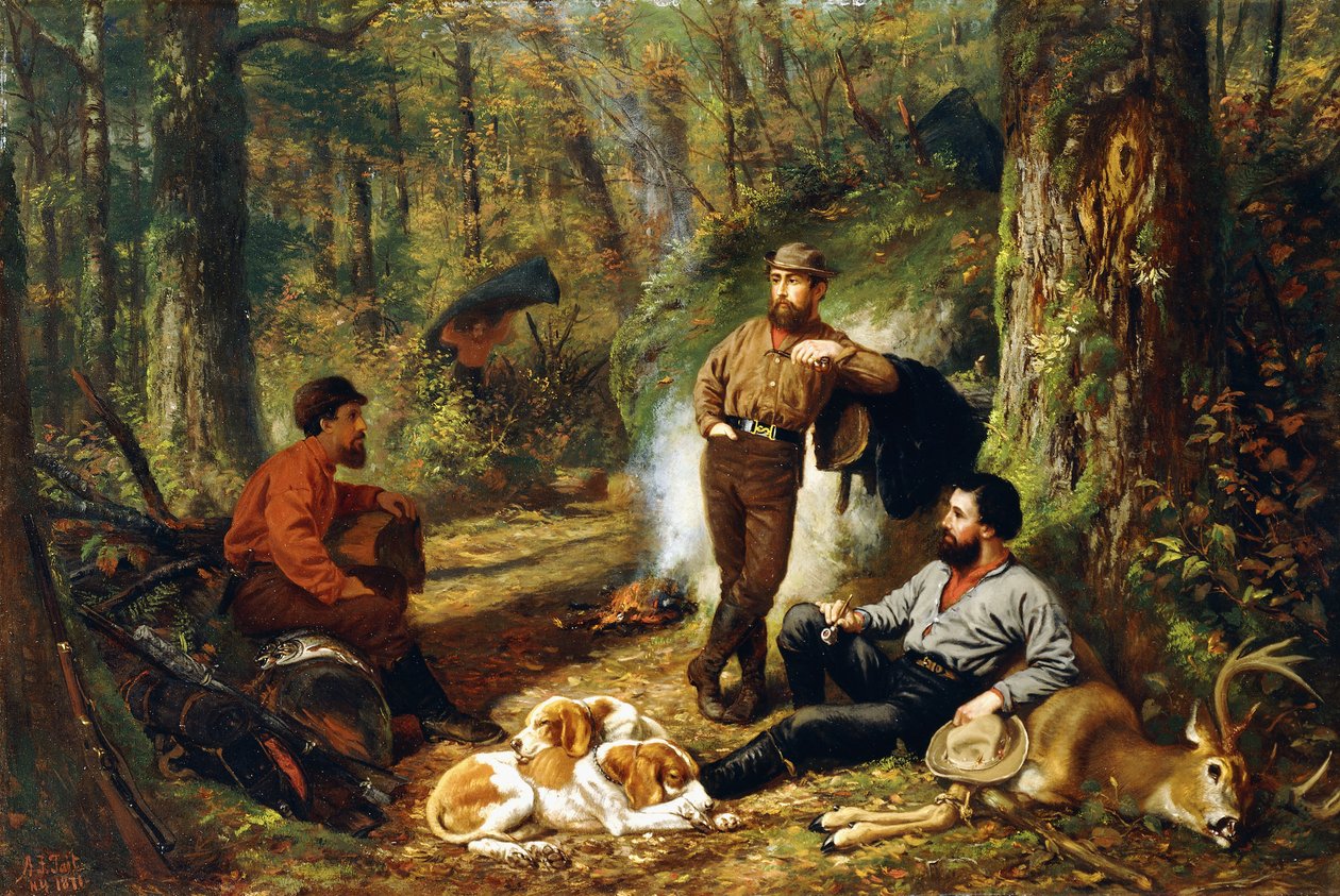 Zastavení na Portage, 1871 od Arthur Fitzwilliam Tait