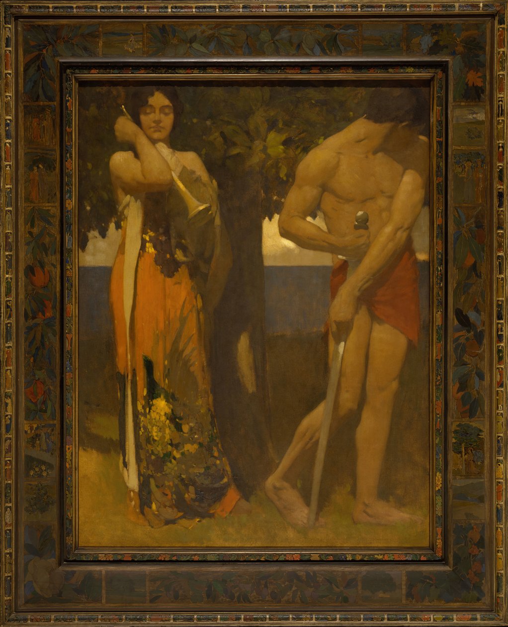 I Piped But You Will Not Dance, c. 1907-1929. od Arthur Frank Mathews