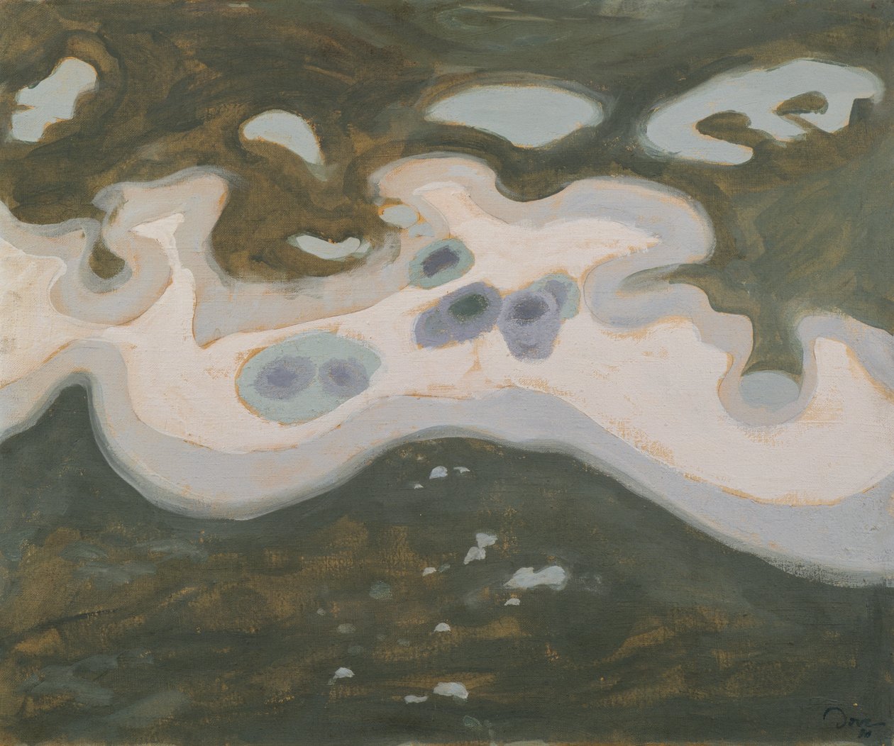 Sníh na ledě od Arthur Garfield Dove