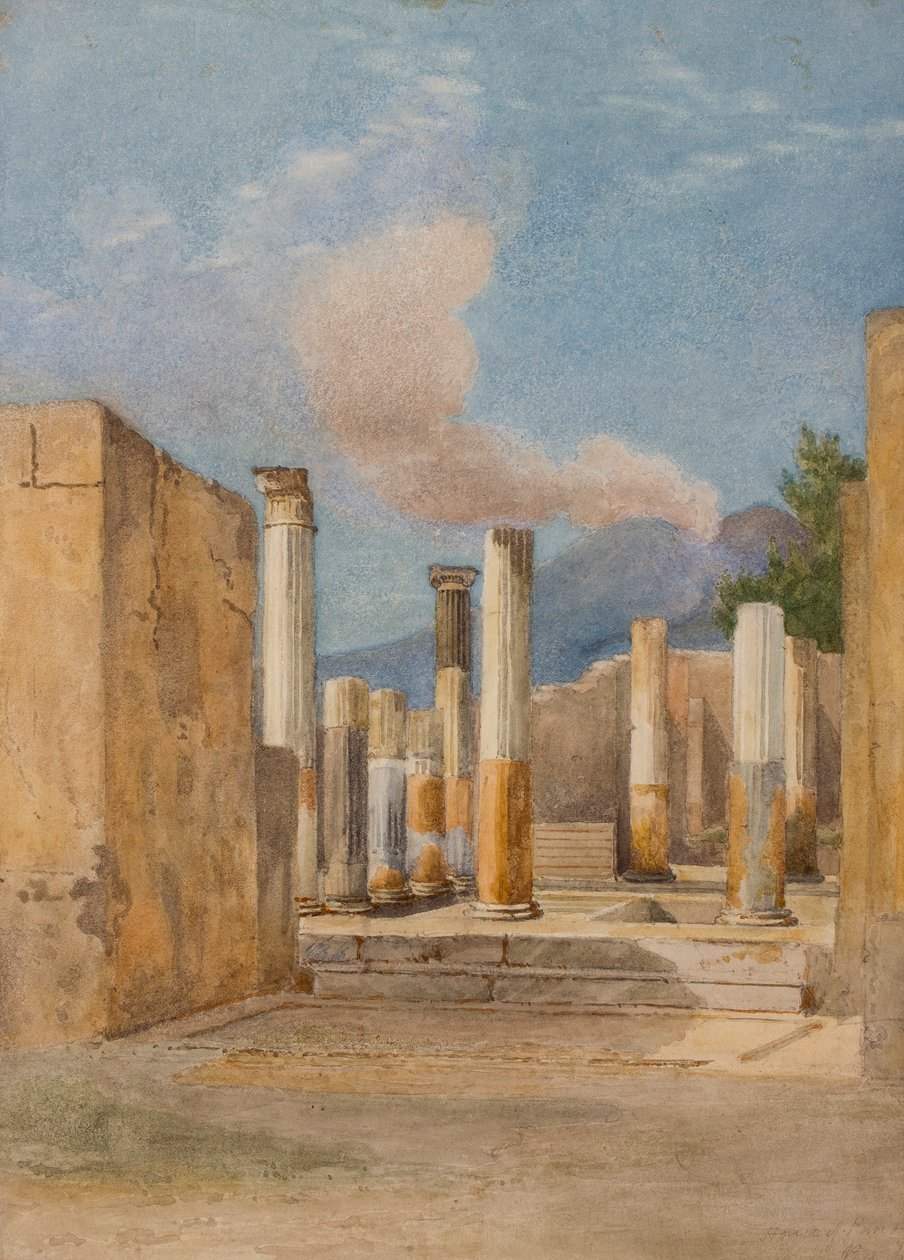 Pompeje: Dům Pansa, via delle Terme, 184344 od Arthur Glennie