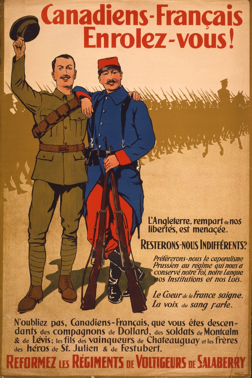 Francouzsko-Kanaďané narukují! od Arthur H. Hider
