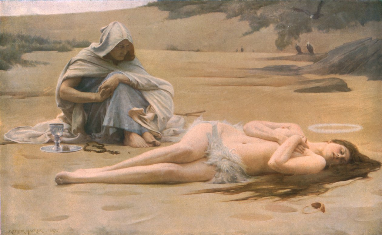 Pelagia a Philammon, 1887, c1930. od Arthur Hacker