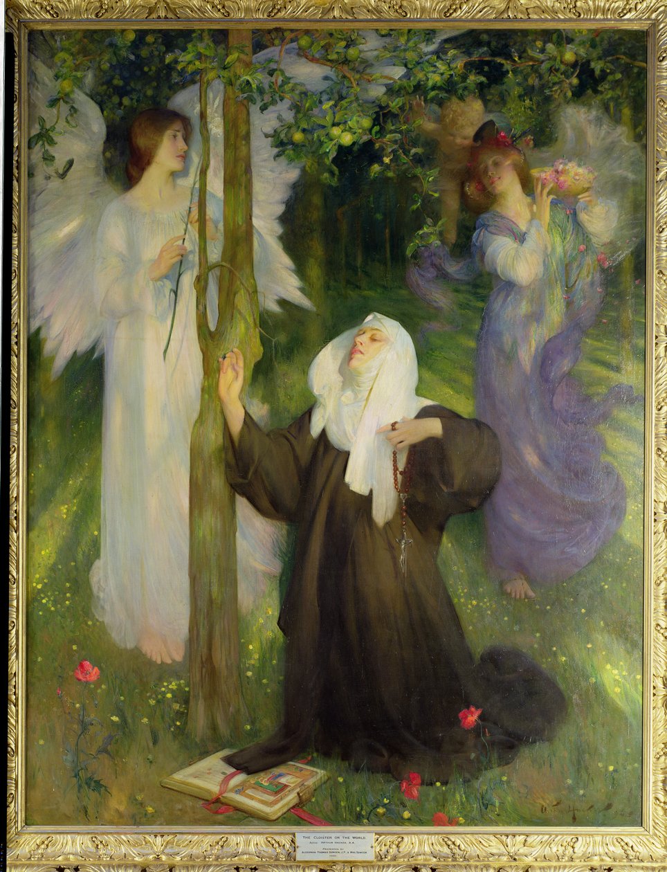 Klášter nebo svět, 1896 od Arthur Hacker