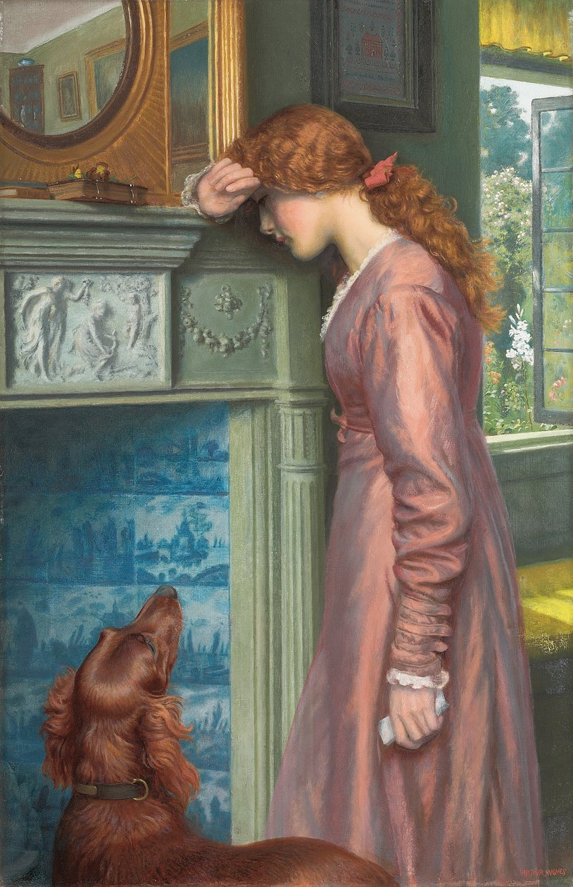 Procházející mrak od Arthur Hughes