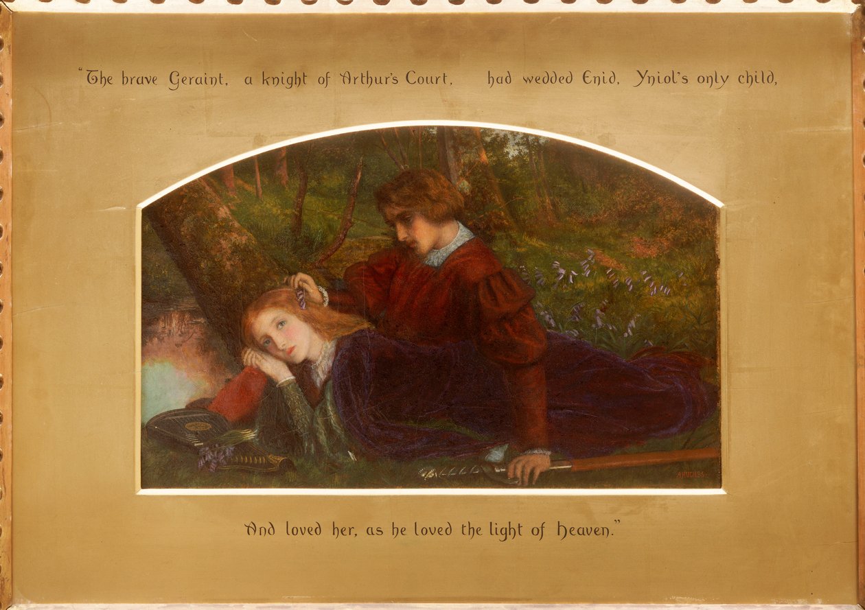Enid a Geraint od Arthur Hughes