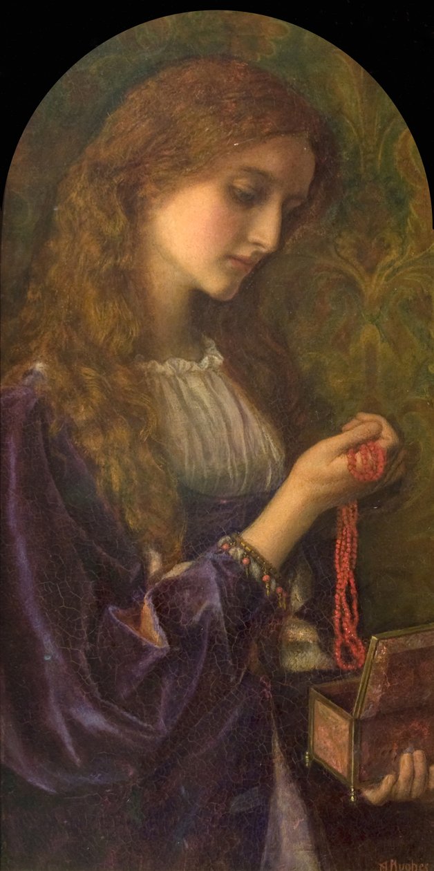 Madeleine, 1862-65 od Arthur Hughes