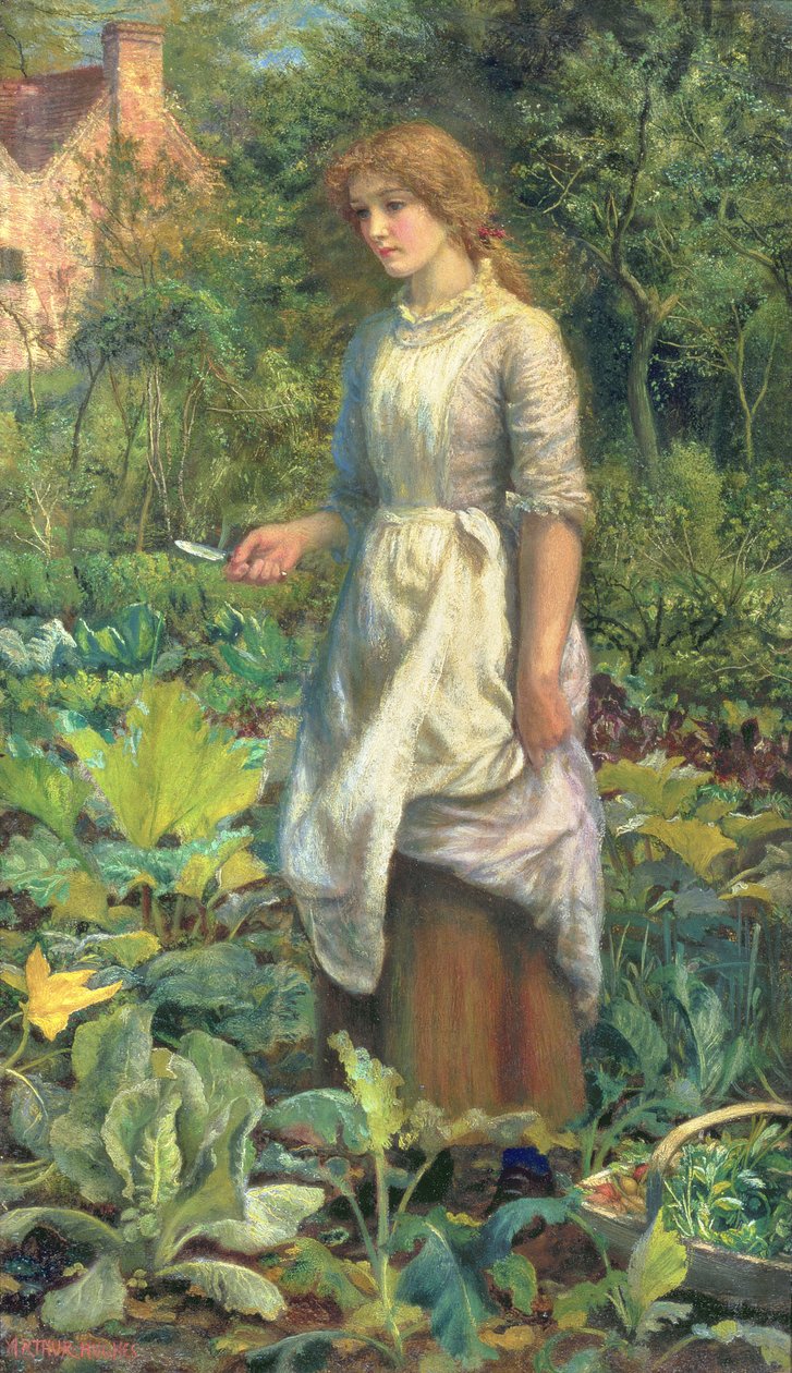 Phyllis, kolem roku 1887 od Arthur Hughes