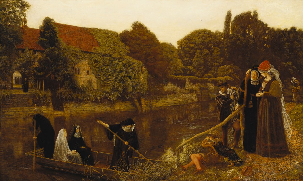 Klášterní člun, 1874 od Arthur Hughes